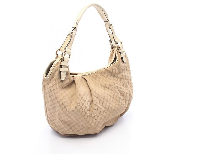 Céline Borsa a tracolla Celine Macadam Beige Crudo - vista 2