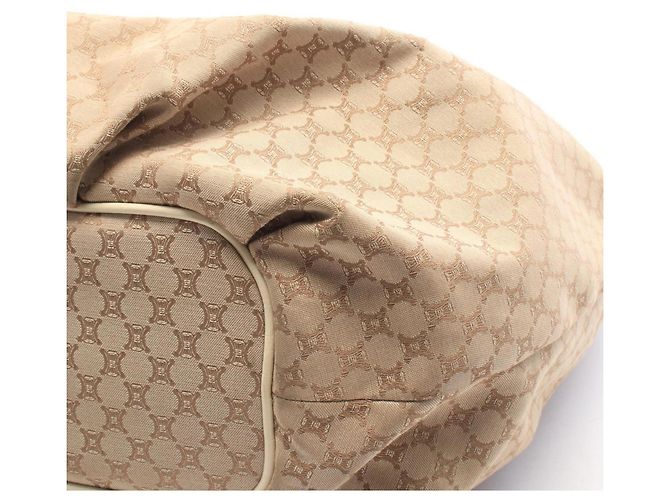 Céline Borsa a tracolla Celine Macadam Beige Crudo - vista 6