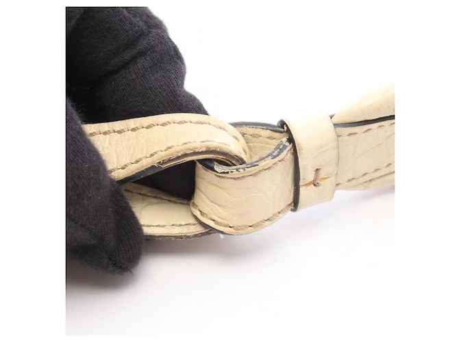 Céline Borsa a tracolla Celine Macadam Beige Crudo - vista 8