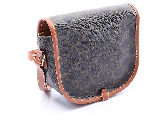 Céline Bolsa Celine CELINE Folco Medium Marrom Preto - vista 2