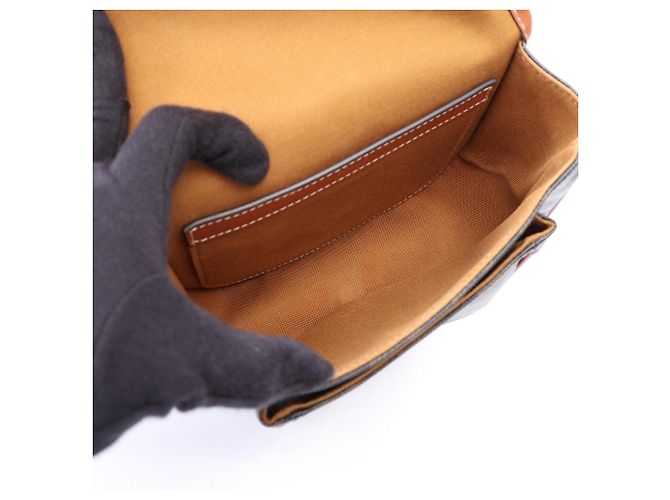 Céline Bolsa Celine CELINE Folco Medium Marrom Preto - vista 3