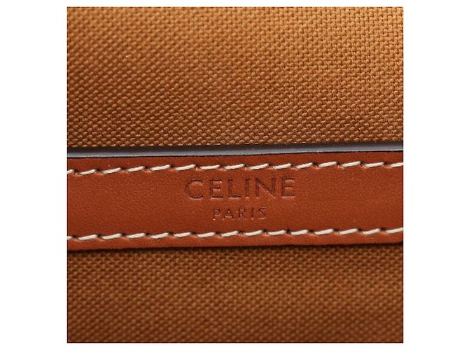 Céline Bolsa Celine CELINE Folco Medium Marrom Preto - vista 4