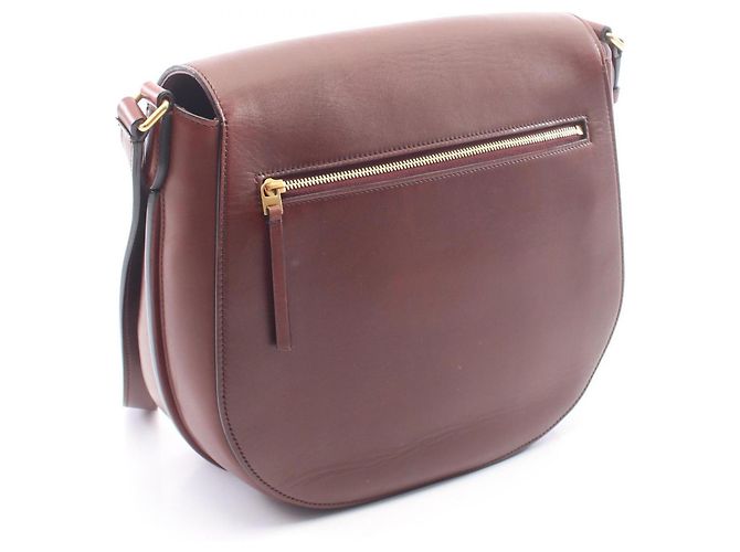 Céline Borsa a tracolla Celine Trotter in pelle marrone - vista 2