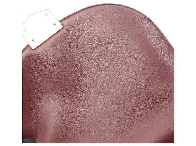 Céline Borsa a tracolla Celine Trotter in pelle marrone - vista 5