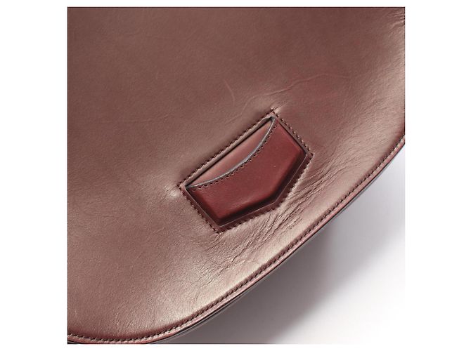 Céline Borsa a tracolla Celine Trotter in pelle marrone - vista 6