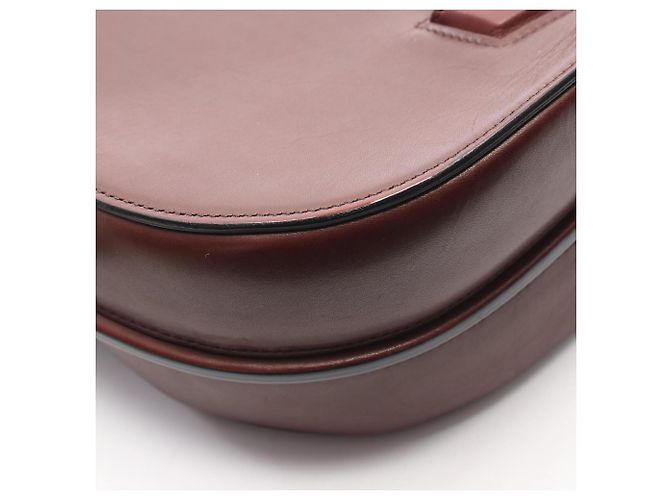 Céline Borsa a tracolla Celine Trotter in pelle marrone - vista 7