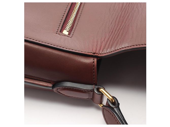 Céline Borsa a tracolla Celine Trotter in pelle marrone - vista 8