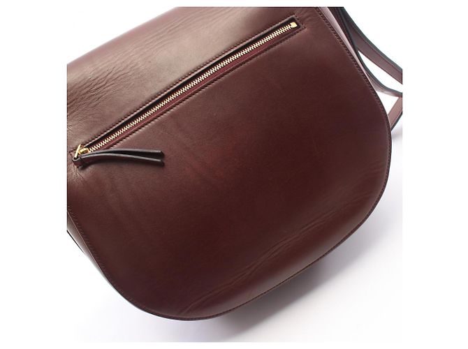 Céline Borsa a tracolla Celine Trotter in pelle marrone - vista 9