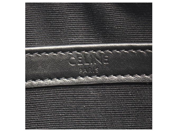 Céline Celine Triomphe Medium Messenger Bag Braun Schwarz Weiß - Ansicht 4
