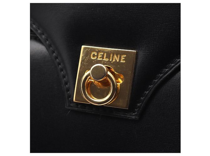 Céline Borsa a tracolla Celine in pelle nera Nero - vista 7