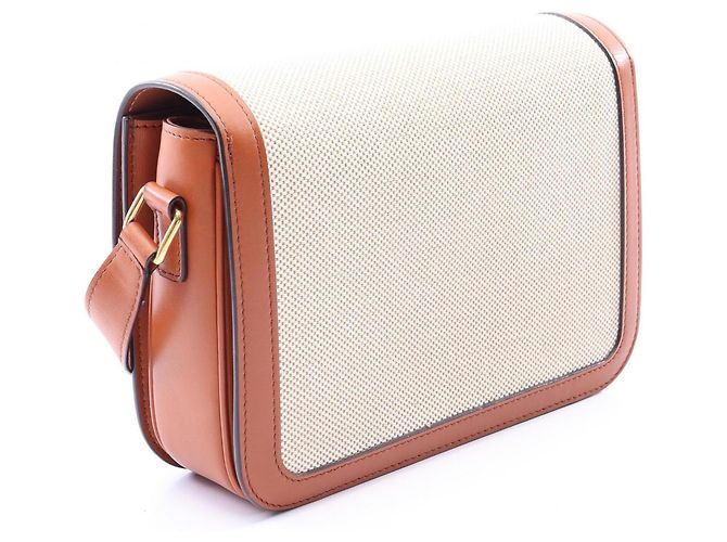 Céline Celine Classic Triomphe Schultertasche Braun Beige - Ansicht 2