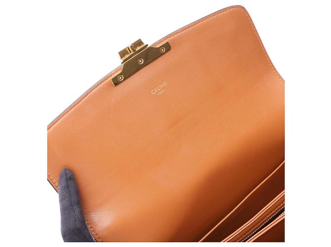Céline Celine Classic Triomphe Schultertasche Braun Beige - Ansicht 5