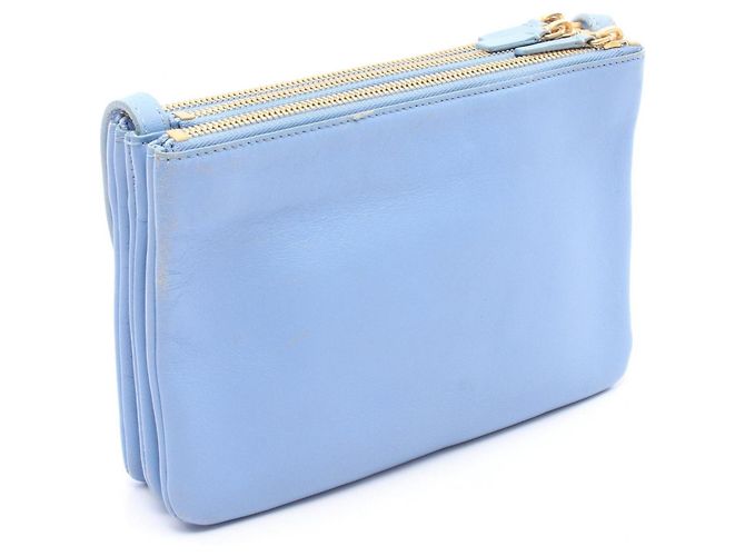 Céline Celine TRIO SMALL Schultertasche Blau - Ansicht 2