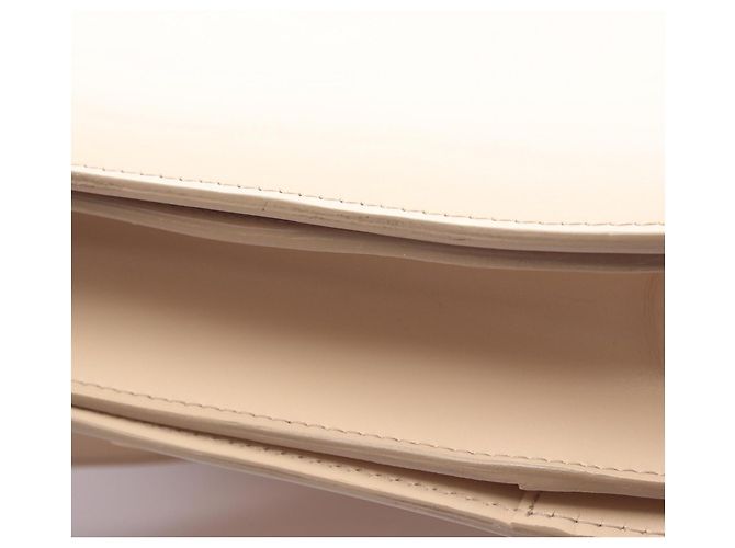 Céline Borsa a tracolla Celine Classic Box Medium Beige - vista 8