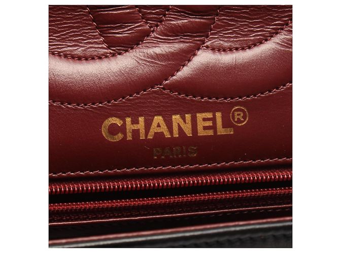 Borsa a tracolla Double Flap Chanel Matelassé Paris Limited Edition Nero - vista 4