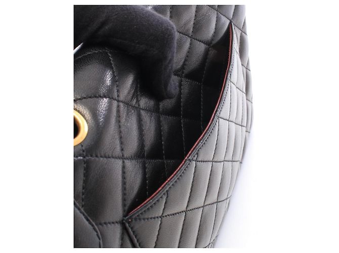 Borsa a tracolla Double Flap Chanel Matelassé Paris Limited Edition Nero - vista 6