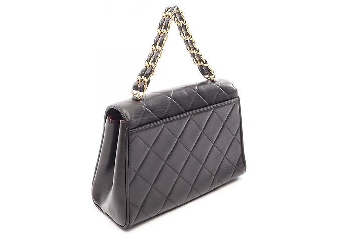 Chanel Matelassé Handtasche Schwarz - Ansicht 2