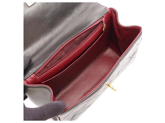 Chanel Matelassé Handtasche Schwarz - Ansicht 3
