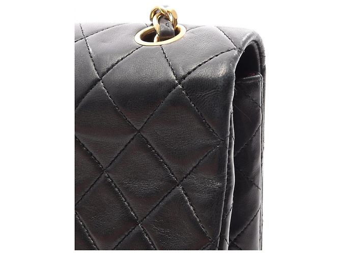 Timeless Borsa a tracolla Chanel Matelassé con patta completa Nero - vista 13