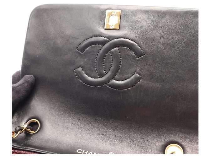 Timeless Borsa a tracolla Chanel Matelassé con patta completa Nero - vista 7