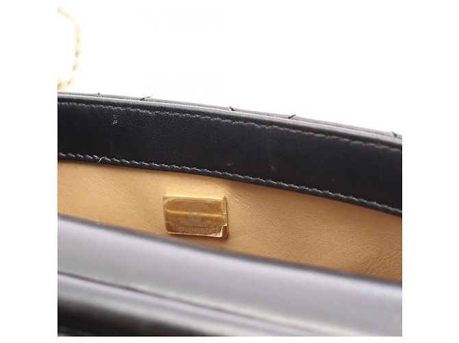 Timeless Borsa Mini Flap Chanel Matelassé Nero - vista 6