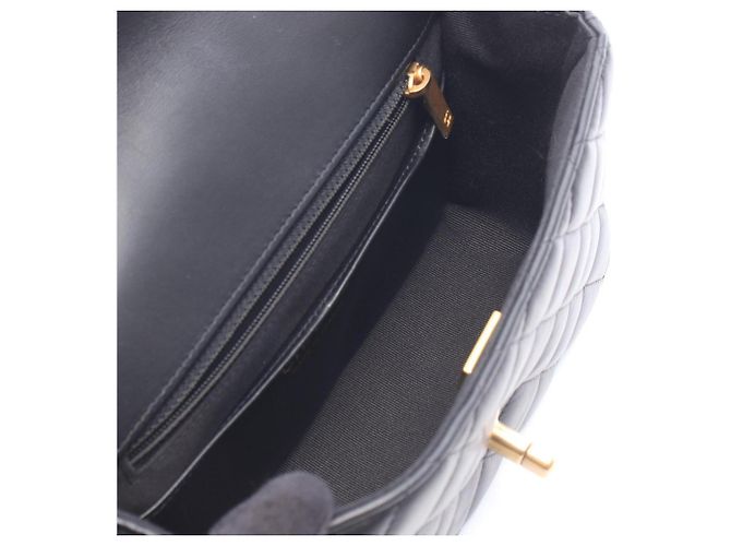 Borsa a tracolla Chanel Mini Matelassé Nero - vista 3