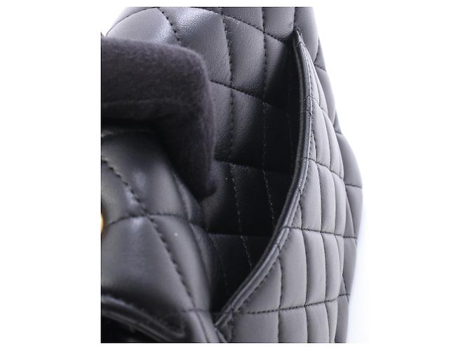 Borsa a tracolla Chanel Mini Matelassé Nero - vista 6