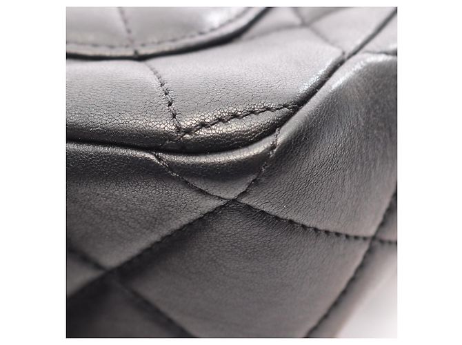 Borsa a tracolla 2 vie Chanel Mini Matelassé con manico superiore Nero - vista 6