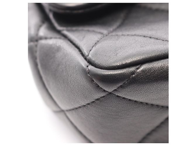 Borsa a tracolla 2 vie Chanel Mini Matelassé con manico superiore Nero - vista 7