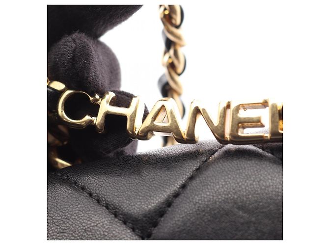 Borsa a tracolla 2 vie Chanel Mini Matelassé con manico superiore Nero - vista 9