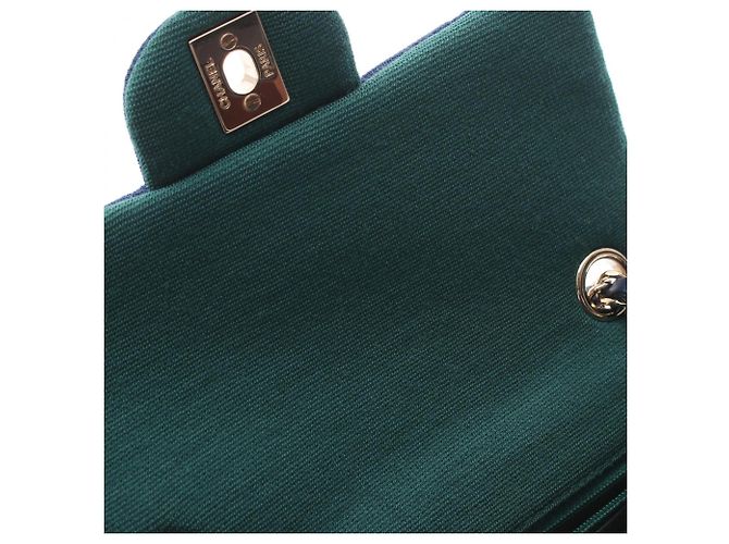 Borsa a tracolla Chanel Mini Matelassé 20 Blu - vista 6
