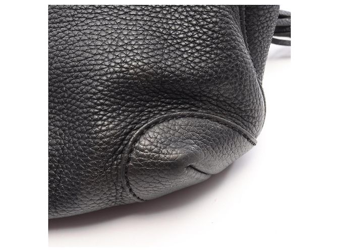 Borsa a mano Chanel in pelle nera Nero - vista 12