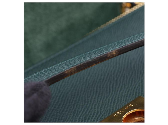 Céline Belt Bag Mini Green Leather - view 10