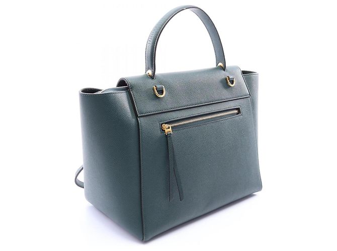 Céline Belt Bag Mini Green Leather - view 2