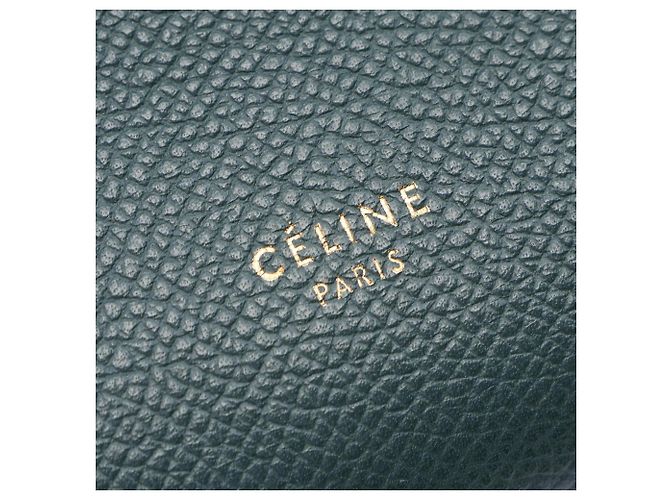 Céline Belt Bag Mini Green Leather - view 4