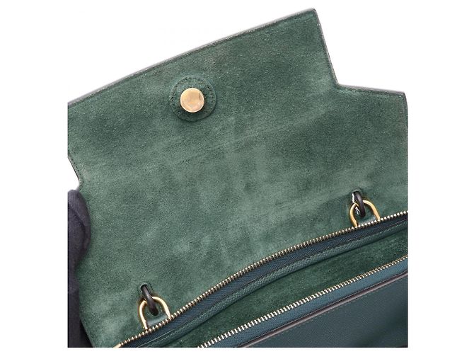 Céline Belt Bag Mini Green Leather - view 6
