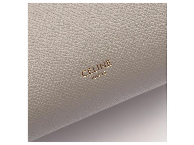 Céline Celine Belt Bag Micro - Borsa a mano in pelle grigia Marrone - vista 4