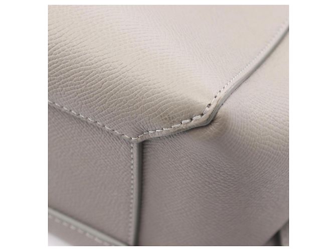 Céline Celine Belt Bag Micro - Borsa a mano in pelle grigia Marrone - vista 7