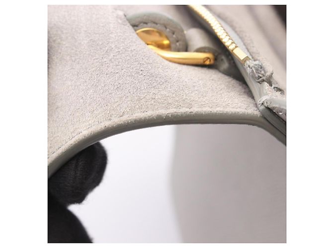 Céline Celine Belt Bag Micro - Borsa a mano in pelle grigia Marrone - vista 8