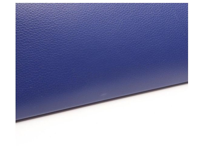 Céline Belt Bag Mini in pelle blu - vista 9