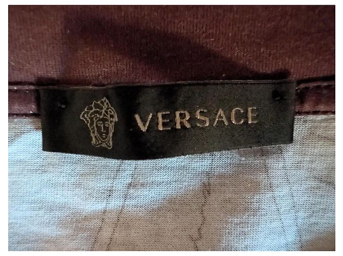 Medusa Versace Tribute Collection Camiseta estampado Native American Castaño Blanco Azul Multicolor Naranja - vista 3