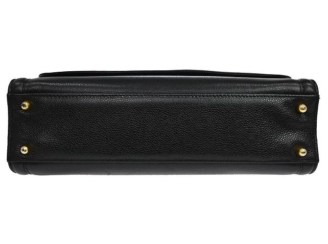 Chanel Vintage Timeless CC Messenger Caviar Medium Nero - vista 7