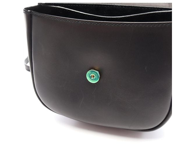 Autre Marque Borsa a tracolla in pelle KAIA Small Saint Laurent Paris Nero - vista 5