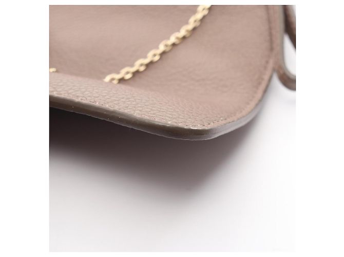 Borsa a tracolla Salvatore Ferragamo Gancini con borchie Beige - vista 5