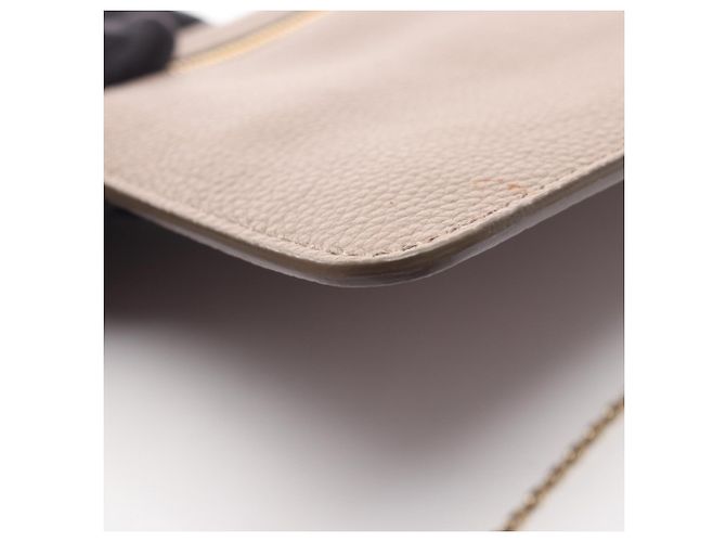 Borsa a tracolla Salvatore Ferragamo Gancini con borchie Beige - vista 6