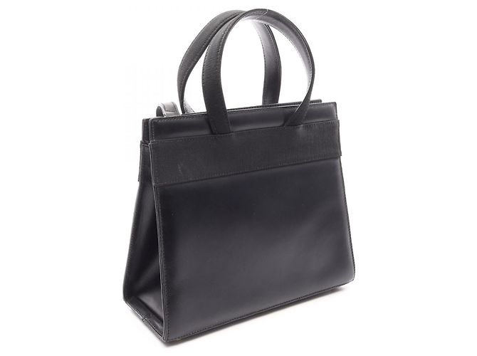 Borsa 2-Way Salvatore Ferragamo Vara Ribbon Nero - vista 2