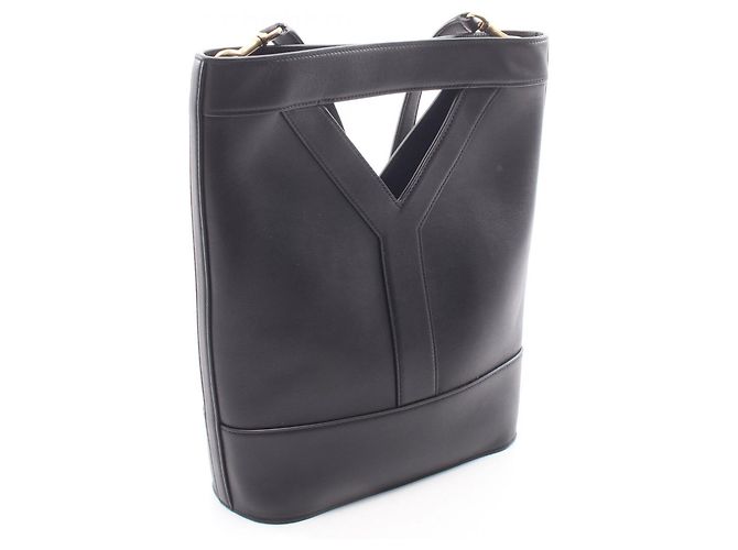 Autre Marque Bolsa de Mão 2-Way Y Bucket Small Yves Saint Laurent Paris Preto - vista 2