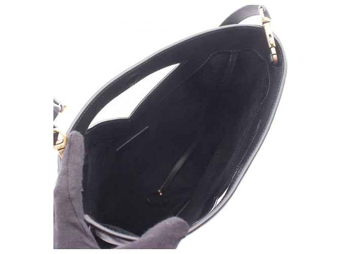 Autre Marque Bolsa de Mão 2-Way Y Bucket Small Yves Saint Laurent Paris Preto - vista 3