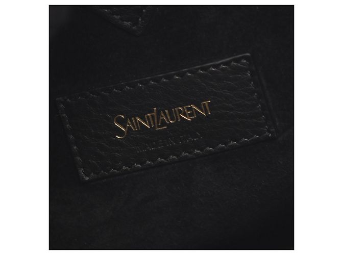 Autre Marque Bolsa de Mão 2-Way Y Bucket Small Yves Saint Laurent Paris Preto - vista 4
