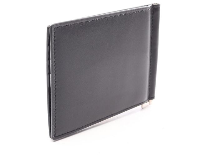 Autre Marque Saint Laurent Paris Classic Bill Clip Wallet Black - view 2